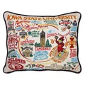 Iowa State Embroidered Pillow - Image 1