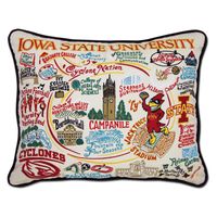 Iowa State Embroidered Pillow