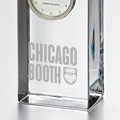 Chicago Booth Tall Glass Desk Clock by Simon Pearce - Image 2