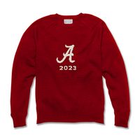 Alabama Class of 2023 Red and Ivory Sweater by M.LaHart