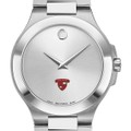 St. Lawrence Men's Movado Collection Stainless Steel Watch with Silver Dial - Image 1