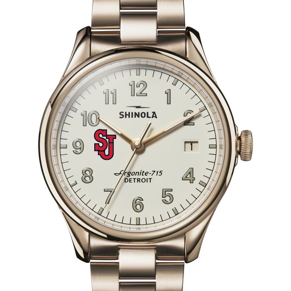 St. John's Shinola Watch, The Vinton 38mm Ivory Dial - Image 1