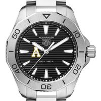 Appalachian State Men's TAG Heuer Steel Aquaracer with Black Dial