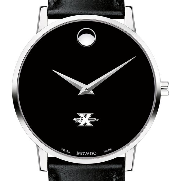 Xavier Men's Movado Museum with Leather Strap - Image 1