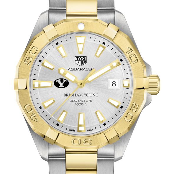 Brigham Young University Men's TAG Heuer Two-Tone Aquaracer