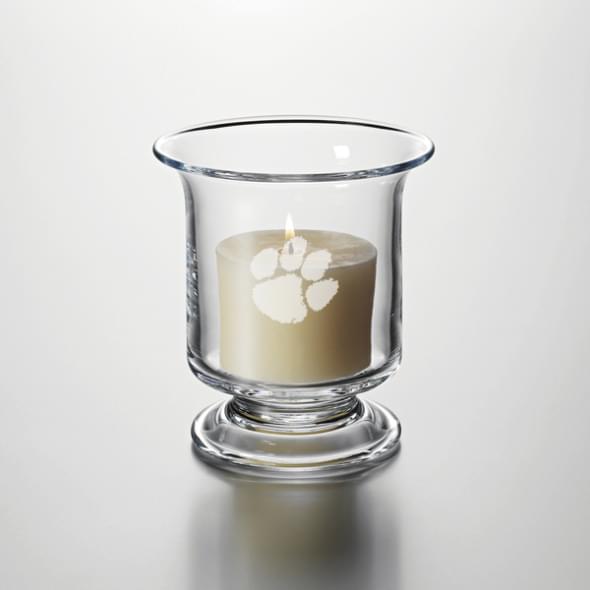 Clemson Medium Glass Revere Hurricane by Simon Pearce