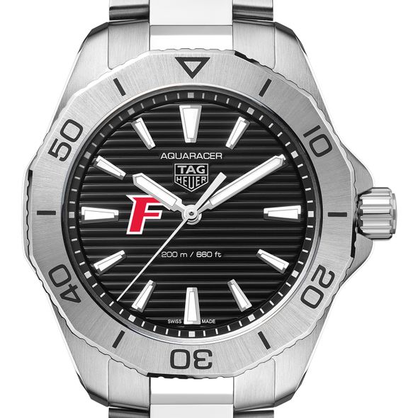 Fairfield Men's TAG Heuer Steel Aquaracer with Black Dial - Image 1