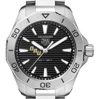 Oral Roberts Men's TAG Heuer Steel Aquaracer with Black Dial