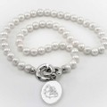 Gonzaga Pearl Necklace with Sterling Silver Charm - Image 1