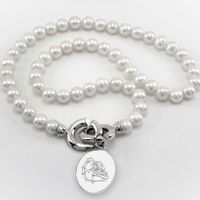 Gonzaga Pearl Necklace with Sterling Silver Charm