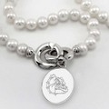 Gonzaga Pearl Necklace with Sterling Silver Charm - Image 2