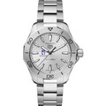 Northwestern Men's TAG Heuer Steel Aquaracer with Silver Dial - Image 2