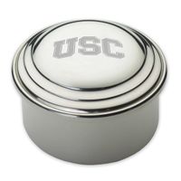 University of Southern California Pewter Keepsake Box