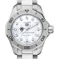 West Point Women's TAG Heuer Steel Aquaracer with Diamond Dial