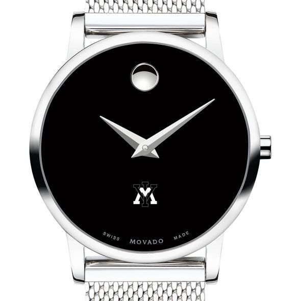 Virginia Military Institute Women's Movado Museum with Mesh Bracelet - Image 1