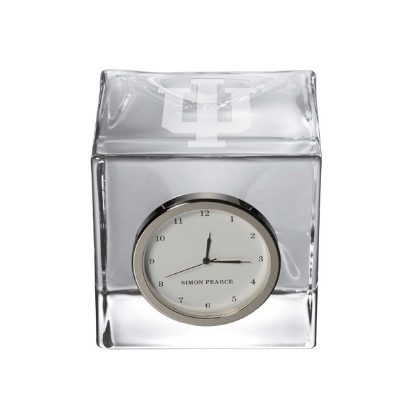 Indiana Glass Desk Clock by Simon Pearce - Image 1