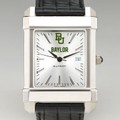 Baylor Men's Collegiate Watch with Leather Strap - Image 1