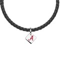 Alabama Leather Necklace with Sterling Silver Tag - Image 1