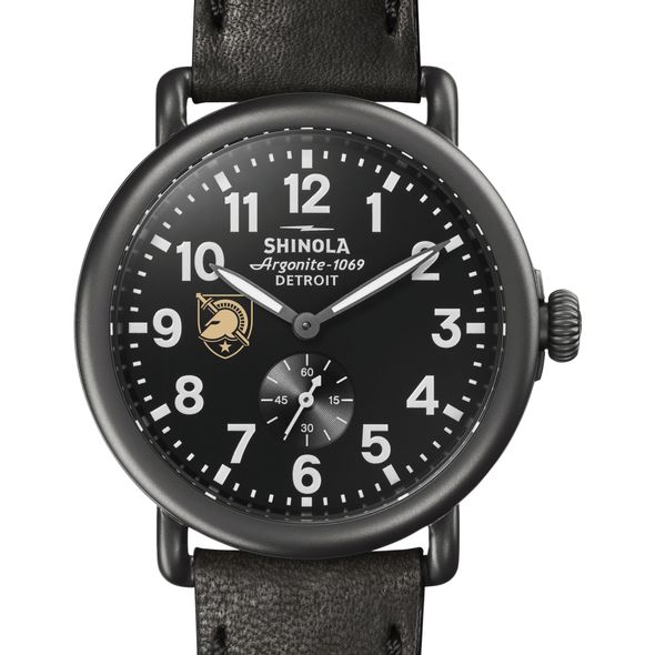 West Point Shinola Watch, The Runwell 41mm Black Dial - Image 1