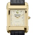 Dartmouth Men's Gold Quad with Leather Strap - Image 1