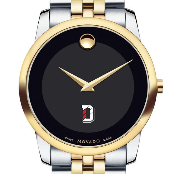 Davidson College Men's Movado Two-Tone Museum Classic Bracelet