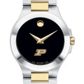 Purdue Women's Movado Collection Two-Tone Watch with Black Dial - Image 1