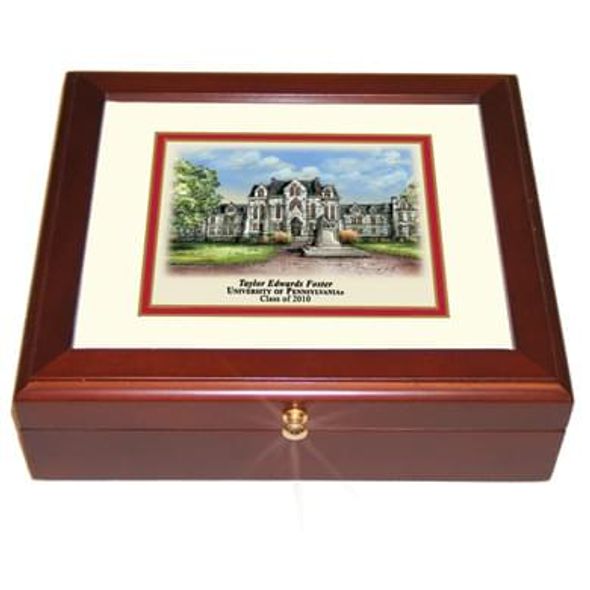 Penn Eglomise Desk Box