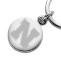 Nebraska Sterling Silver Insignia Key Ring - Image 2