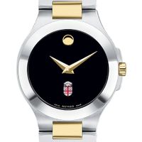 Brown Women's Movado Collection Two-Tone Watch with Black Dial