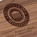 University of Mississippi Solid Walnut Desk Box - Image 2