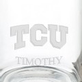 Texas Christian University 13 oz Glass Coffee Mug - Image 3