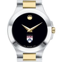 Wharton Women's Movado Collection Two-Tone Watch with Black Dial