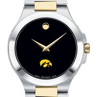 Iowa Men's Movado Collection Two-Tone Watch with Black Dial