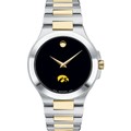 Iowa Men's Movado Collection Two-Tone Watch with Black Dial - Image 2