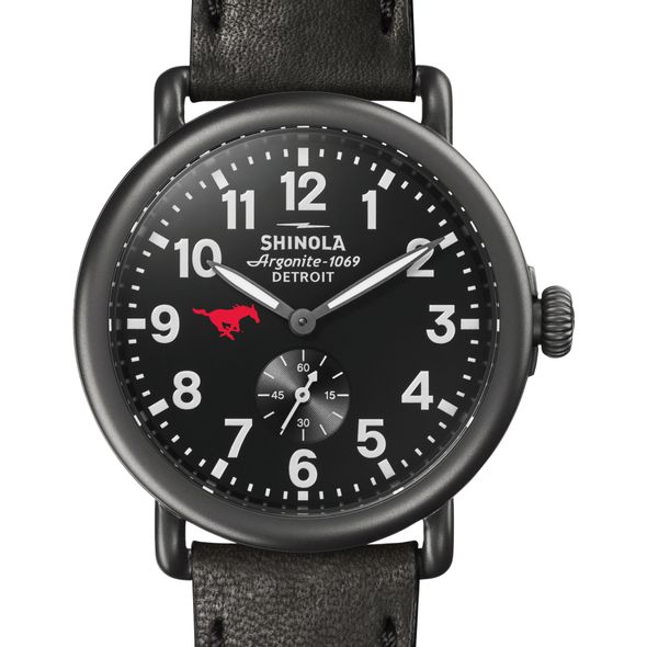 SMU Shinola Watch, The Runwell 41mm Black Dial - Image 1