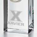 Xavier Tall Glass Desk Clock by Simon Pearce - Image 2