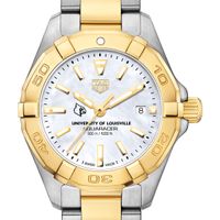 University of Louisville TAG Heuer Two-Tone Aquaracer for Women