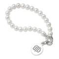 UT Dallas Pearl Bracelet with Sterling Silver Charm - Image 1