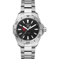WashU Men's TAG Heuer Steel Aquaracer with Black Dial - Image 2