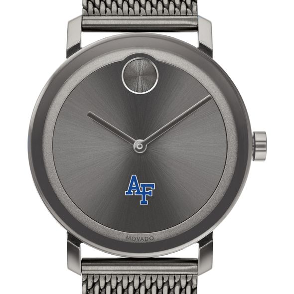 US Air Force Academy Men's Movado BOLD Gunmetal Grey with Mesh Bracelet