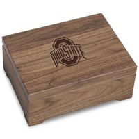 Ohio State Solid Walnut Desk Box