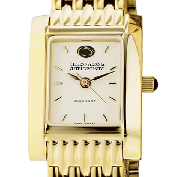 Penn State Women's Gold Quad Watch with Bracelet