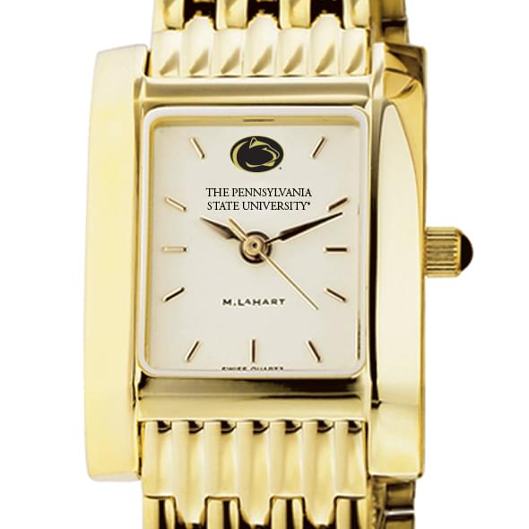 Penn State Women's Gold Quad Watch with Bracelet