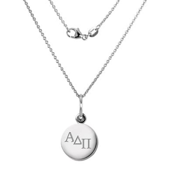 Alpha Delta Pi Sterling Silver Necklace with Sterling Silver Charm - Image 1