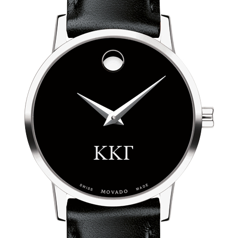 Kappa Kappa Gamma Women's Movado Museum with Leather Strap