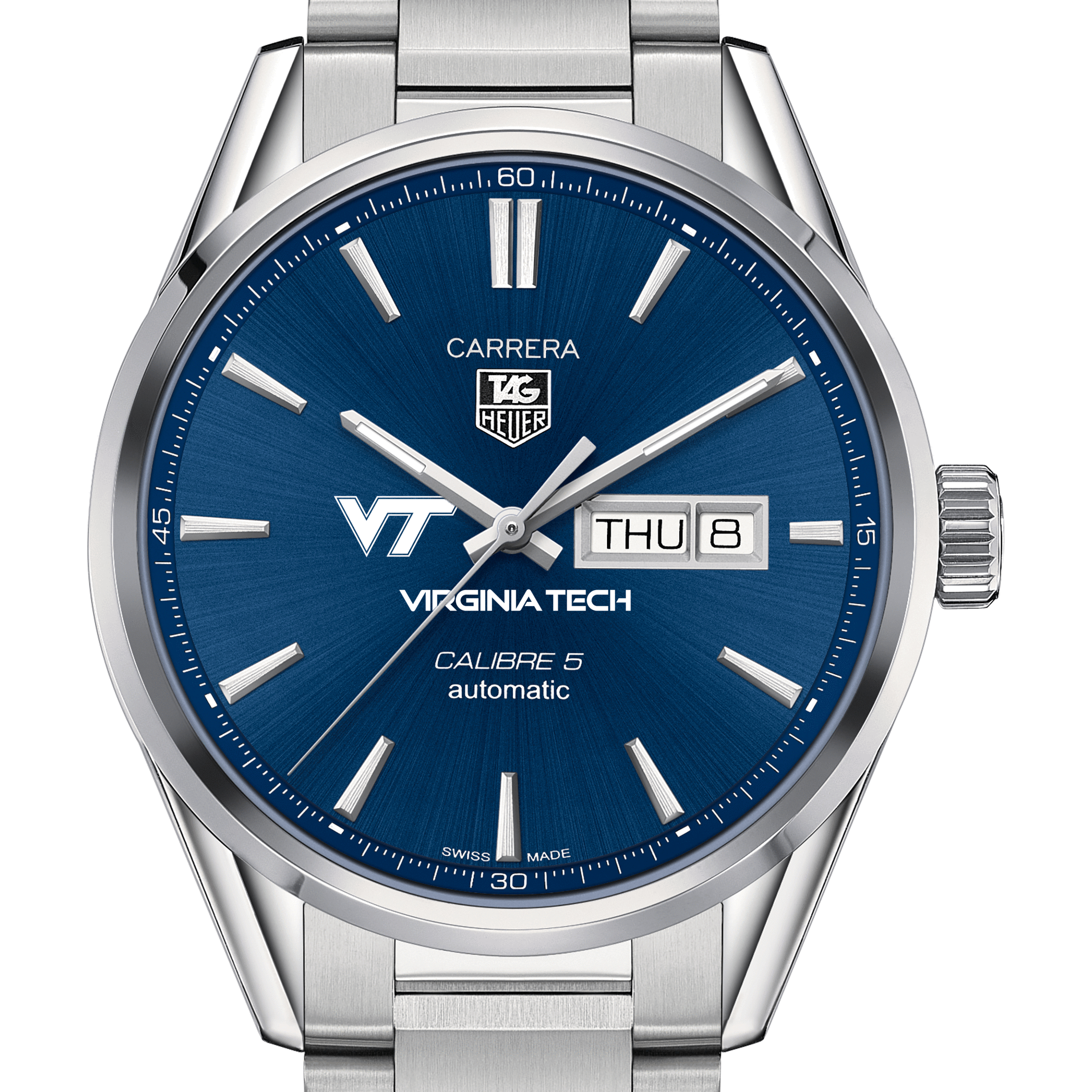 Virginia Tech Men’s TAG Heuer Carrera with Day-Date