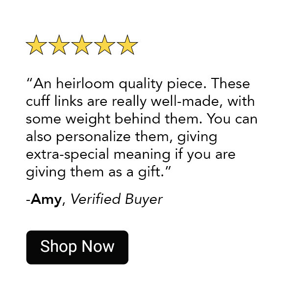 College of Charleston Cufflinks in Sterling Silver