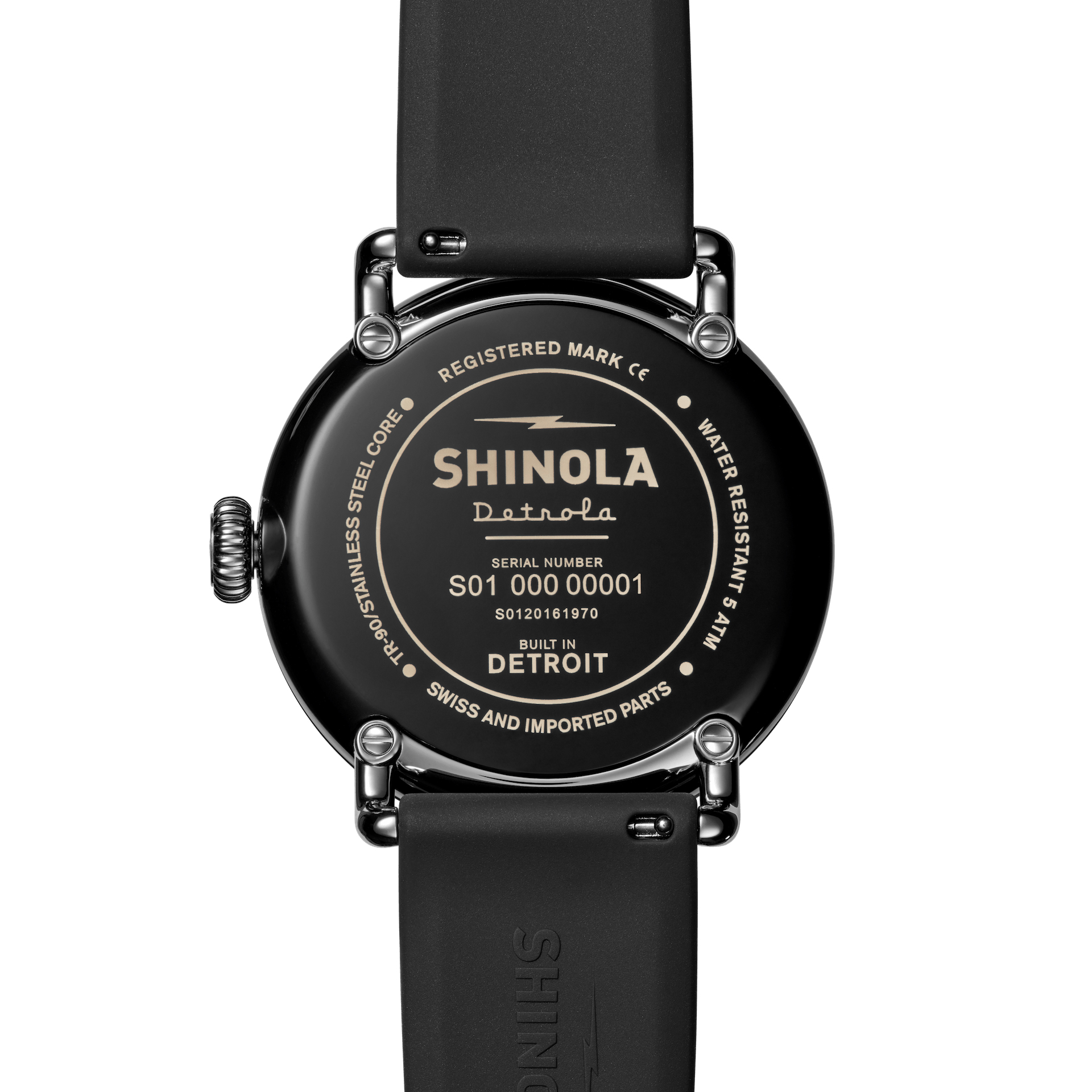 University of Notre Dame Shinola Watch, The Detrola 43mm Black Dial at M.LaHart & Co. - Image 3
