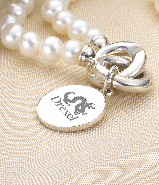 Drexel University Jewelry for Women - Sterling Silver Charms, Bracelets, Necklaces. Personalized Engraving.