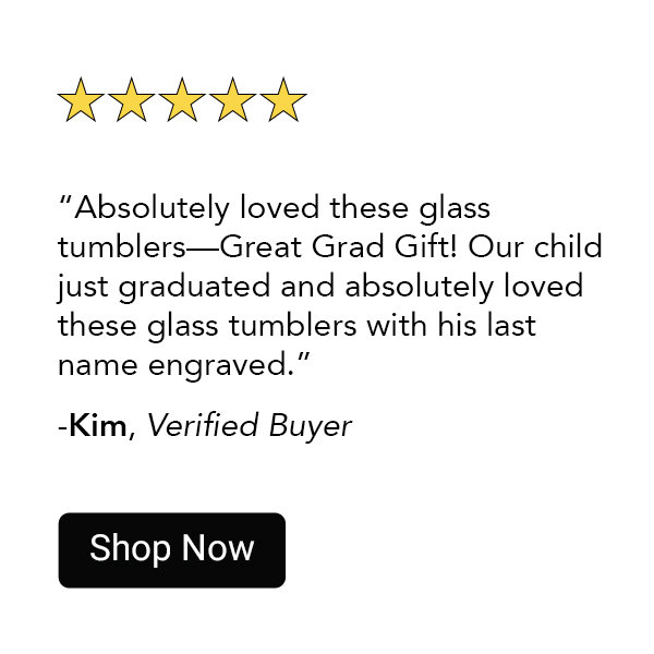 College of Charleston Tumbler Glasses - Set of 4